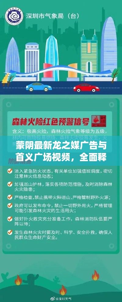 蒙阴最新龙之媒广告与首义广场视频,全面释义、深度解读与风险预警实时播报