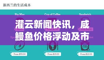 灌云新闻快讯,咸鳗鱼价格浮动及市场深度解读
