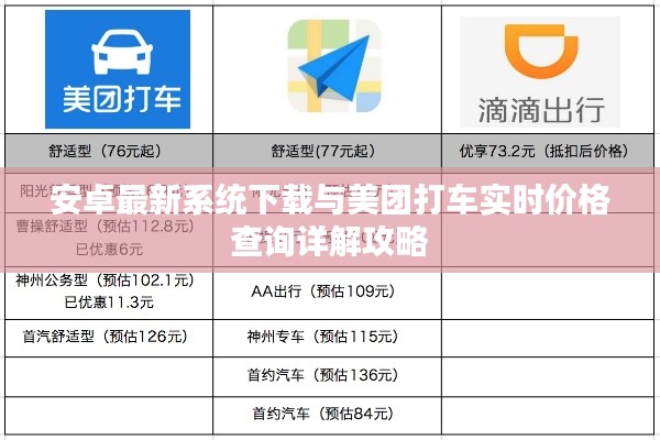 安卓最新系统下载与美团打车实时价格查询详解攻略