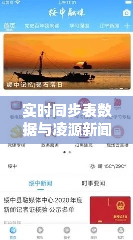实时同步表数据与凌源新闻视频融合最新资讯