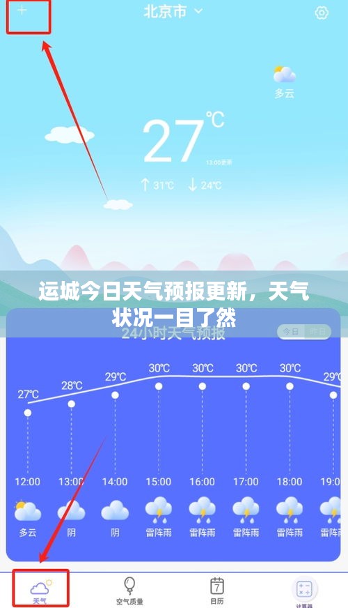 运城今日天气预报更新，天气状况一目了然