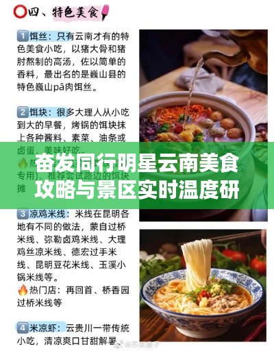 奋发同行明星云南美食攻略与景区实时温度研究