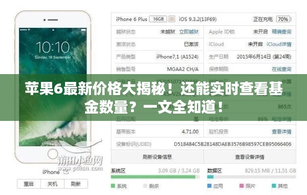 苹果6最新价格大揭秘！还能实时查看基金数量？一文全知道！