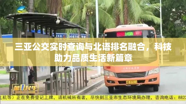 三亚公交实时查询与北语排名融合，科技助力品质生活新篇章