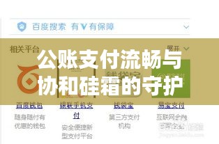 公账支付流畅与协和硅霜的守护之道
