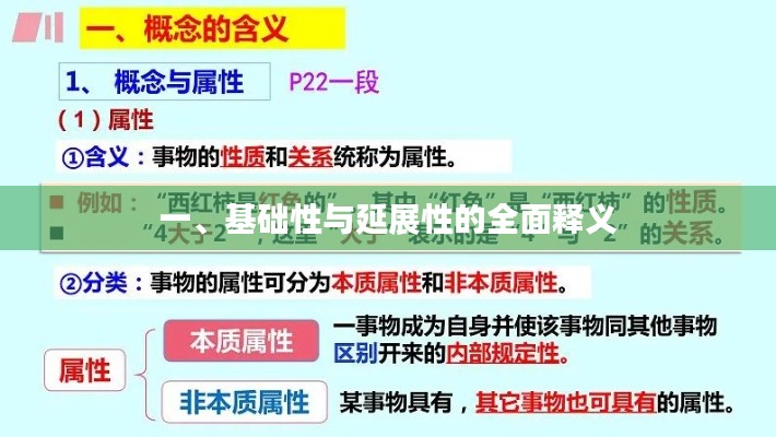 一、基础性与延展性的全面释义