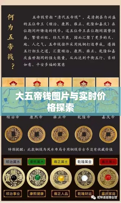 大五帝钱图片与实时价格探索