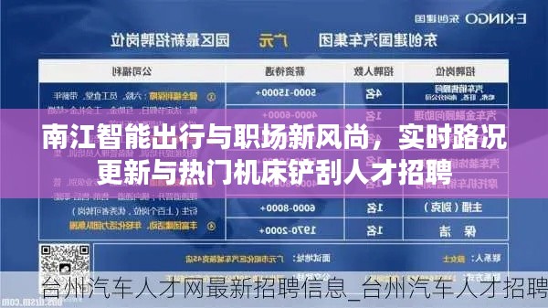 南江智能出行与职场新风尚，实时路况更新与热门机床铲刮人才招聘