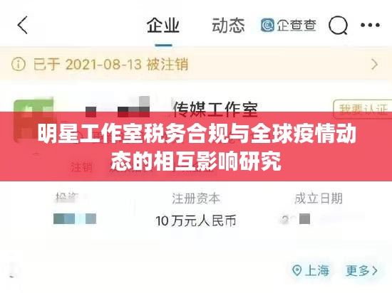明星工作室税务合规与全球疫情动态的相互影响研究
