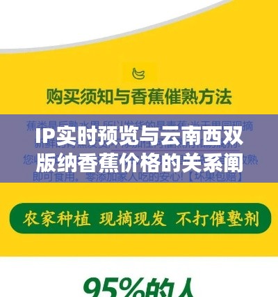 IP实时预览与云南西双版纳香蕉价格的关系阐述