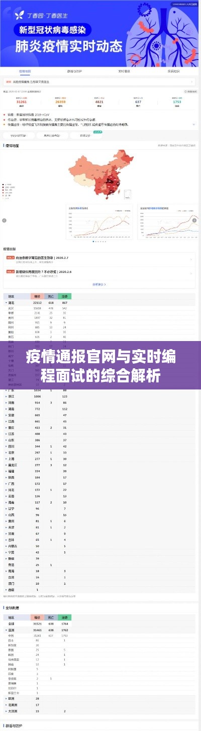 疫情通报官网与实时编程面试的综合解析