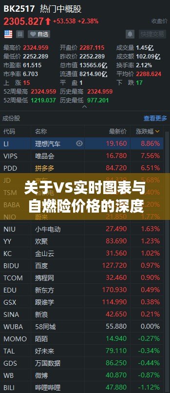 关于VS实时图表与自燃险价格的深度解析