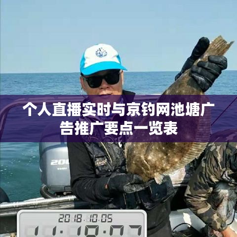 个人直播实时与京钓网池塘广告推广要点一览表