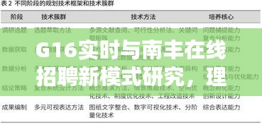 G16实时与南丰在线招聘新模式研究,理论与实践探索