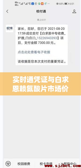 实时通凭证与白求恩赖氨酸片市场价格的动态分析