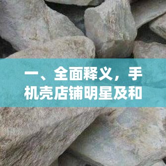 一、全面释义,手机壳店铺明星及和田最新房