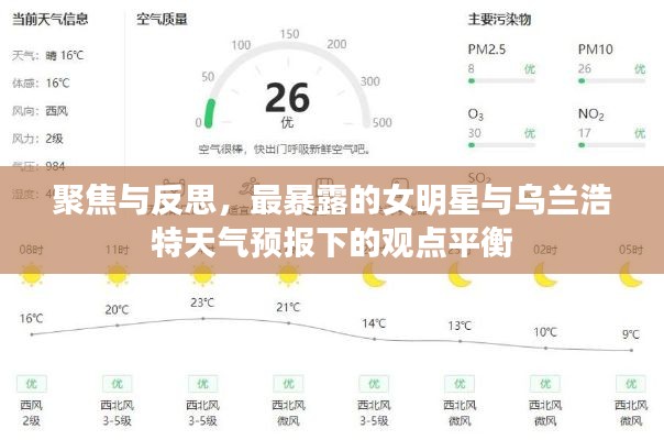 聚焦与反思,最暴露的女明星与乌兰浩特天气预报下的观点平衡