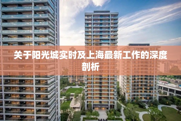 关于阳光城实时及上海最新工作的深度剖析