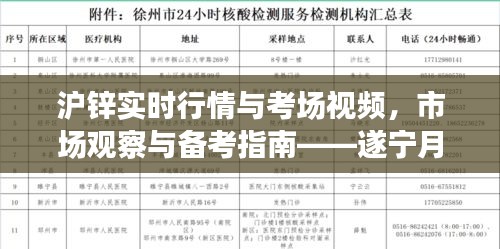 沪锌实时行情与考场视频,市场观察与备考指南——遂宁月山考场最新动态