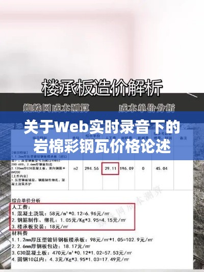 关于Web实时录音下的岩棉彩钢瓦价格论述