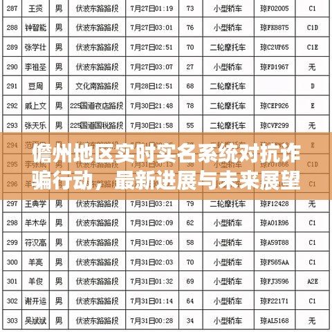 儋州地区实时实名系统对抗诈骗行动,最新进展与未来展望揭秘