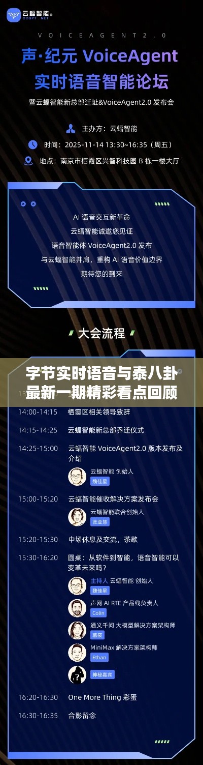字节实时语音与泰八卦最新一期精彩看点回顾!