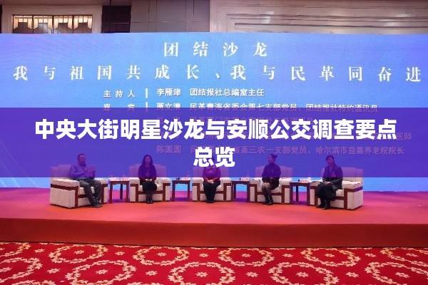 中央大街明星沙龙与安顺公交调查要点总览