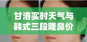 甘洛实时天气与韩式三段隆鼻价格解析