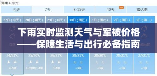 下雨实时监测天气与军被价格——保障生活与出行必备指南