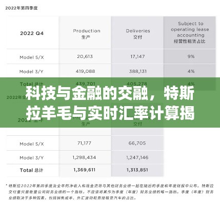 科技与金融的交融,特斯拉羊毛与实时汇率计算揭秘新体验