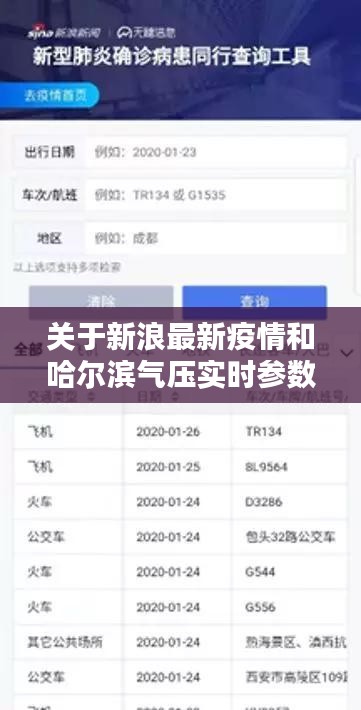关于新浪最新疫情和哈尔滨气压实时参数查询的解析、应用与防范