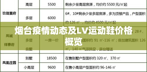 烟台疫情动态及LV运动鞋价格概览