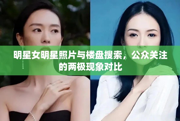 明星女明星照片与楼盘搜索,公众关注的两极现象对比