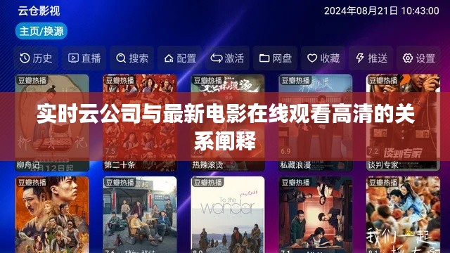 实时云公司与最新电影在线观看高清的关系阐释